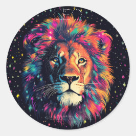 Leo Ronde Sticker