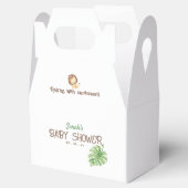 Leo Safari Baby shower Oerwoud Favor Boxes Bedankdoosjes (Geopend)