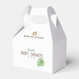 Leo Safari Baby shower Oerwoud Favor Boxes Bedankdoosjes