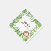 Leo Safari Baby shower servetten (Hoek)