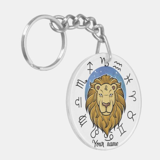 Leo Sagittarius Acrylic Keychain (Voorkant Links)