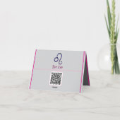 Leo Shine Bright Birthday Kaart (Achterkant)