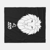 Leo Silhouette Fleece Deken (Voorkant (Horizontaal))