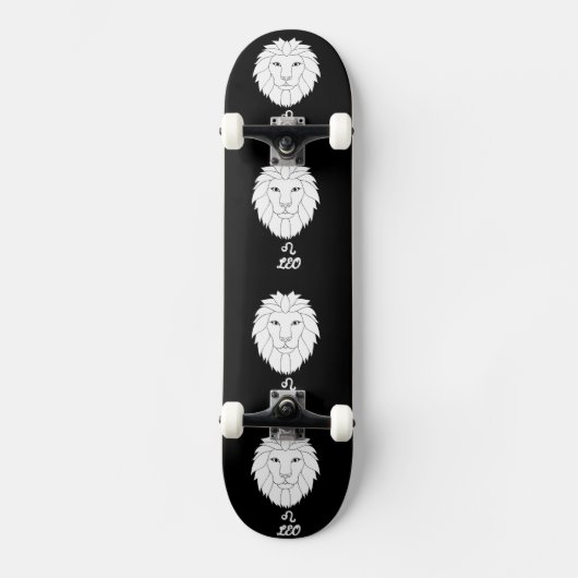 Leo Silhouette Persoonlijk Skateboard (Voorkant)