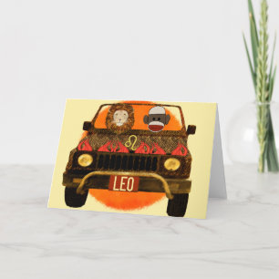 Leo Sock Monkey Kaart