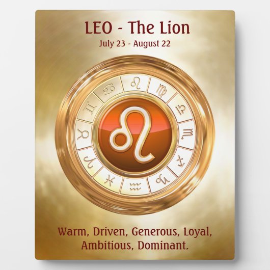 LEO - Specialiteit van de dierentuin van de Lion Fotoplaat (Voorkant)