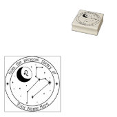 Leo Specialized Zodiac Book Stamp Rubberstempel (Gestempeld)