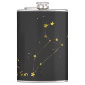 Leo Star Sign Heupfles (Voorkant)