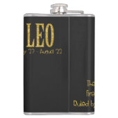 Leo Star Sign Heupfles (Achterkant)