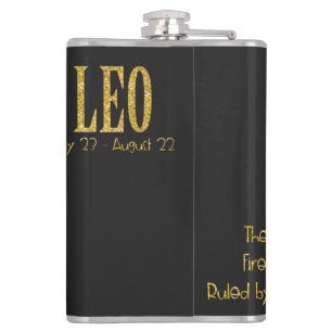 Leo Star Sign Heupfles