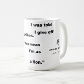 Leo Star Teken Witty Tekst voor Dagelijks Gebruik  Koffiemok (Voorkant rechts)