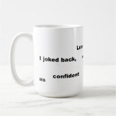 Leo Star Teken Witty Tekst voor Dagelijks Gebruik  Koffiemok (Links)