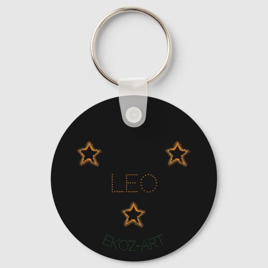 LEO Stars Sleutelhanger (Achterkant)