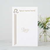 Leo Stationery Briefpapier (Staand voorkant)