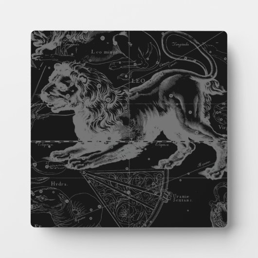 Leo sterrenbeeld Hevelius 1690 23 juli - 22 august Fotoplaat (Voorkant)