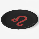 LEO Sterrenbeeld Juli Augustus Astrologie Verjaard Papieren Bordje (Gekanteld)