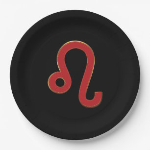 LEO Sterrenbeeld Juli Augustus Astrologie Verjaard Papieren Bordje