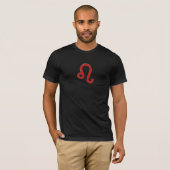 LEO Sterrenbeeld Juli Augustus Verjaardag Astrolog T-shirt (Voorkant volledig)