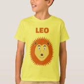 Leo Sterrenbeeld Leeuw Verjaardag Aangepaste Naam T-shirt (Voorkant)