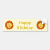 Leo Sterrenbeeld Leeuw Verjaardag Custom Bumpersticker (Voorkant)