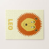 Leo Sterrenbeeld Leeuw Verjaardag Custom Legpuzzel (Horizontaal)