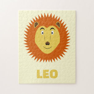 Leo Sterrenbeeld Leeuw Verjaardag Custom Legpuzzel