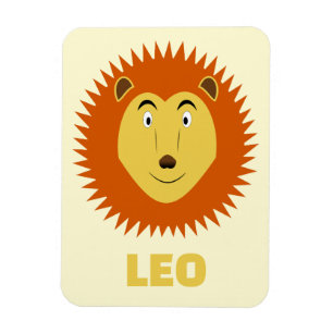 Leo Sterrenbeeld Leeuw Verjaardag Custom Magneet