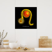 LEO Sterrenbeeld  Poster (Keuken)