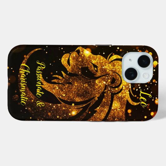 Leo-sterteken Case-Mate iPhone Case (Achterkant (horizontaal))