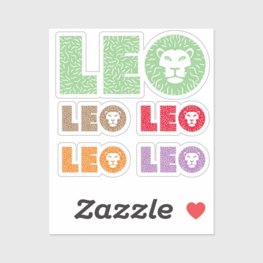 Leo Sticker (Vel)