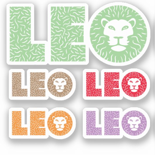 Leo Sticker (Voorkant)