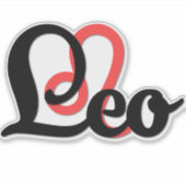 Leo Sticker (Voorkant)
