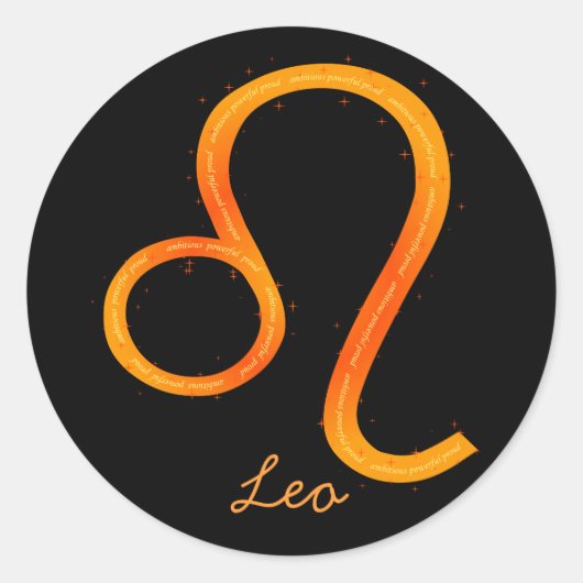 Leo Sticker (Voorkant)