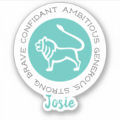 Leo Sticker (Voorkant)