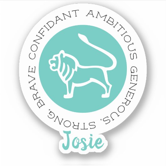 Leo Sticker (Voorkant)