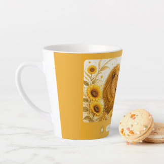 Leo Sunflower Art Nouveau Kleine Latte Mok