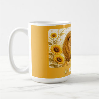 Leo Sunflower Art Nouveau Mok