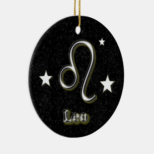 Leo-symbool Keramisch Ornament (Rechts)