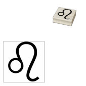 leo symbool - kunststempel rubberstempel (Gestempeld)