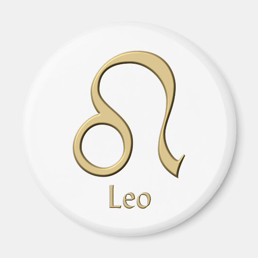 Leo-symbool Magneet (Voorkant)