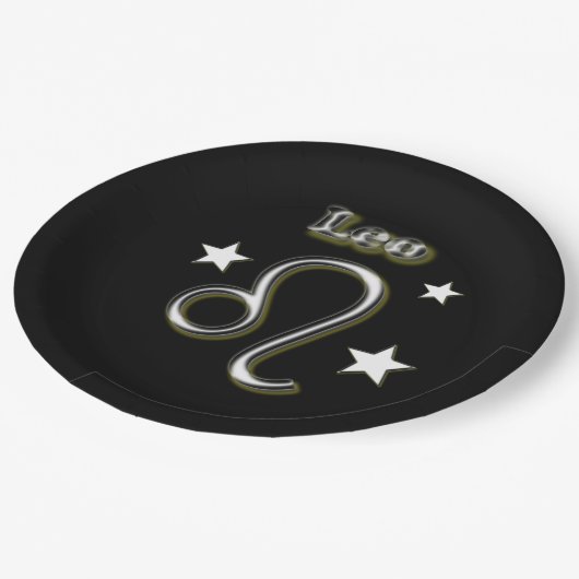 Leo-symbool Papieren Bordje (Gekanteld)