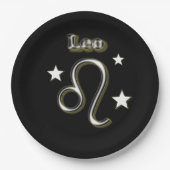 Leo-symbool Papieren Bordje (Voorkant)