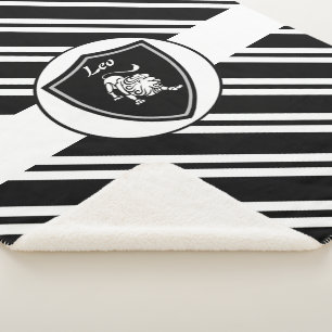 Leo-symbool sherpa blanket deken