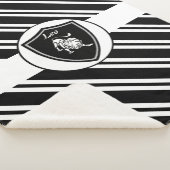 Leo-symbool sherpa blanket sherpa deken (3/4)