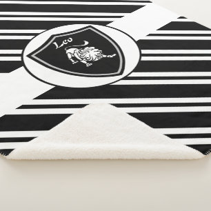 Leo-symbool sherpa blanket sherpa deken