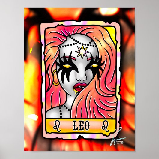 Leo Tarot Poster (Voorkant)