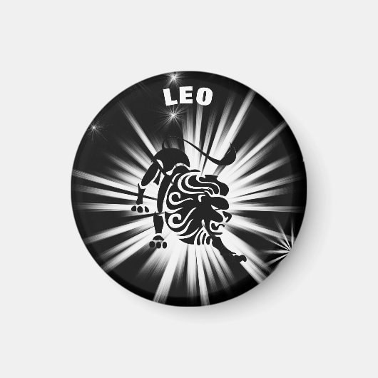 Leo-teken Magneet (Voorkant)