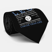 Leo-teken van de dierentuin, astrologisch stropdas (Opgerold)