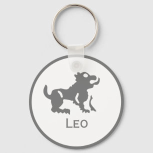 Leo-teken van het Zodiac-ontwerp Sleutelhanger