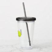 Leo Tennis Acryl Drinkbeker (Links)